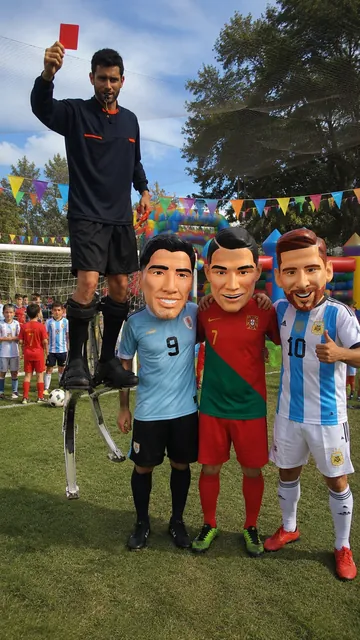 Propuesta Fútbol con cabezudos